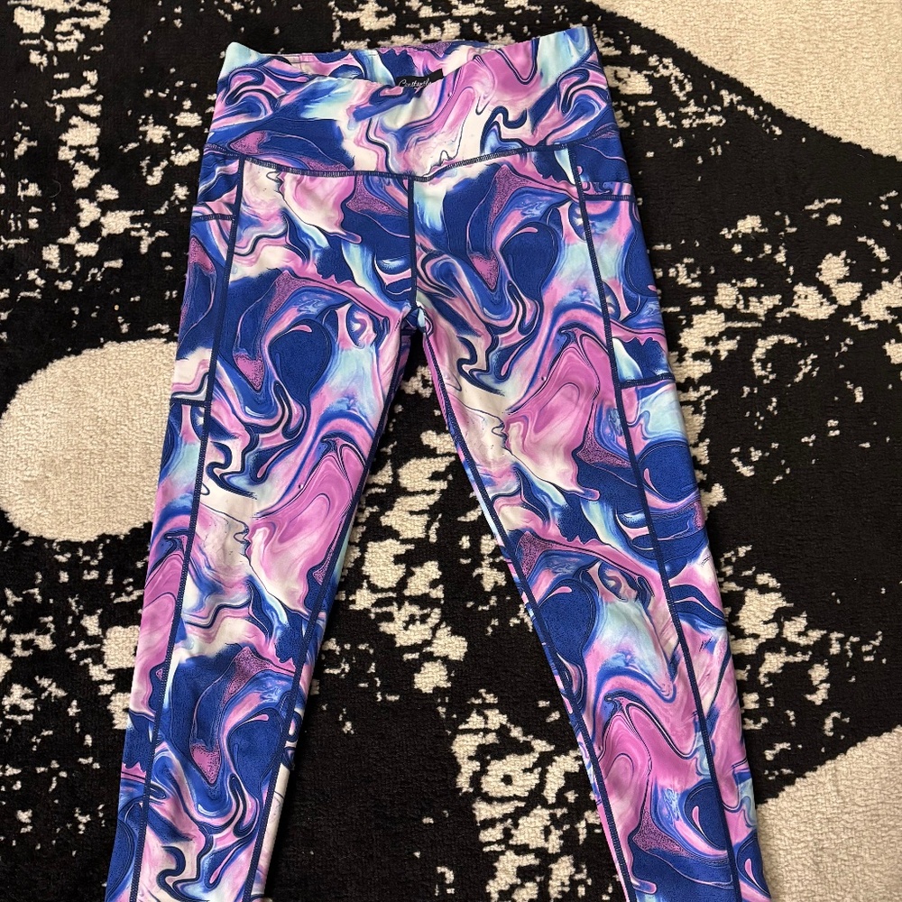 Constantly Varied Gear CVG Cotton Candy M Full Length Leggings EUC